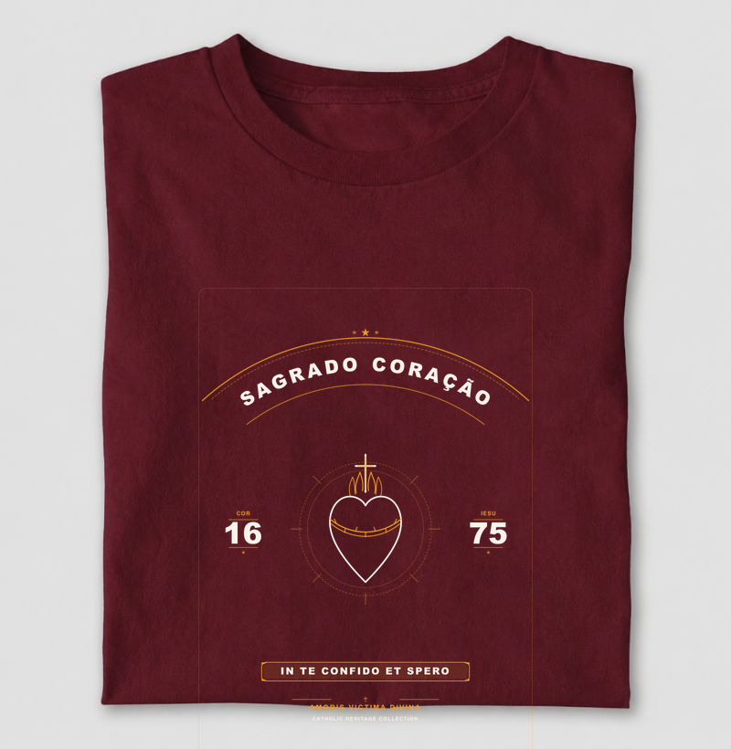 Camiseta Sagrado Coração (Amoris Victima Divina)